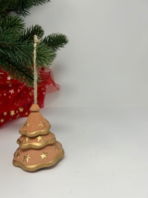 Ornament pentru brad din ceramica,brad foto