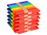 Cumpara ieftin Set 600 de mini betisoare colorate de popsicle SINNSALLY, 114 x 10 mm - RESIGILAT