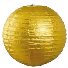 Felinar decorativ auriu Revelion - 25 cm, Radar 41194, 1 bucata foto
