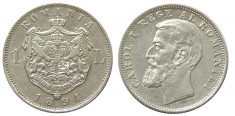 q011 MONEDA 1 LEU 1894 ARGINT XF foto