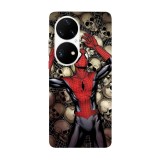 Husa compatibila cu Huawei Nova Y70 model Spiderman, Silicon, TPU, Viceversa, Transparent, Carcasa