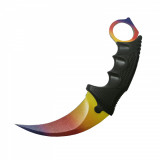 Cutit tip karambit IdeallStore&reg;, Romanian Spirit, multicolor, 18.5 cm, teaca inclusa