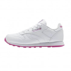 Pantofi sport copii Reebok Clasic Leather Alb 34 foto