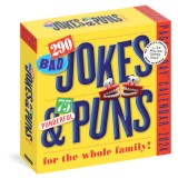 290 Bad Jokes &amp; 75 Punderful Puns Page-A-Day Calendar 2024