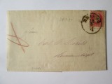 Rară! Scrisoare istorică cu vinietă J.Zell circulată Brașov-Sibiu 1871