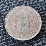 Spania 1 peseta 1900 argint Alfonso Xlll, Europa