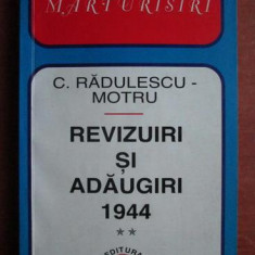 Constantin Radulescu Motru - Revizuiri si adaugiri 1944 (volumul 2)