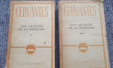 Don Quijote de la Mancha, Cervantes, doua volume, 1965, 680+680 pagini