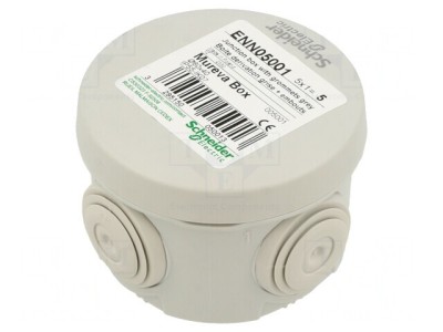 Cutie de conexiuni IP55 gri 72mm x 50mm pentru perete foto
