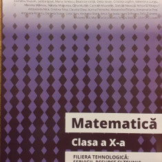 Matematica Clasa a X-a Filiera tehnologica: servicii, resurse si tehnic