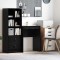 vidaXL Birou Altele Stejar negru 60 x 40 x 76 cm Lemn compozit