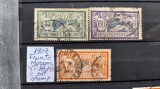 1907 Franta MersonY.T.143-145-stamp., Stampilat