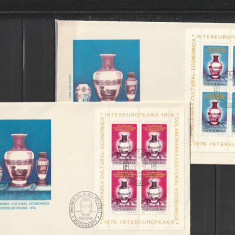 RO - FDC - COLABORAEA CULTURAL-ECONOMICA ( LP 911 ) 1976 ( 2 DIN 2 )