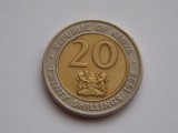 20 SHILLINGS 1998 KENYA, Africa