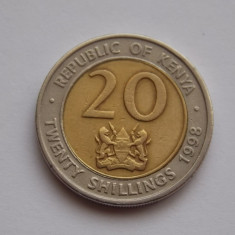 20 SHILLINGS 1998 KENYA