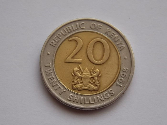 20 SHILLINGS 1998 KENYA