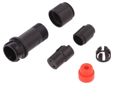 Conector mamă circular IP68 2 pini foto