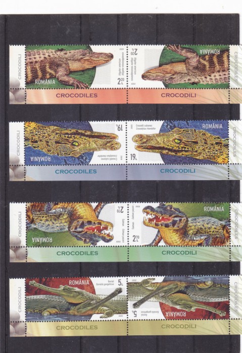 ROMANIA 2020 - CROCODILI, TETE BECHE, MNH - LP 2307