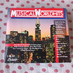 3 CD set Musical WorldHits, Selectie, singing in the rain, new york new york.