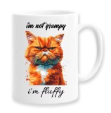 Cana alba personalizata &quot;I&#039;m not grumpy, I&#039;m fluffy&quot;, INOVATIX&reg;. 330ml