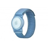 Husa Tech-Protect Nylon Kids pentru Apple AirTag, Albastra
