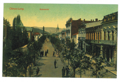 680 - CAMPULUNG, Arges, Romania - old postcard - unused foto