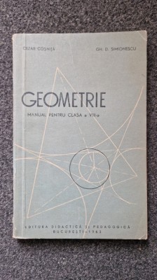 GEOMETRIE MANUAL PENTRU CLASA A VIII-A - Cosnita, Simionescu foto