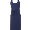 Sort lung unisex, model Capri, culoare albastra