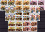 RO 1990 LP 1242 &quot;Revolutia Populara din Romania &quot;, serie de 8 v. bloc de 4 , MNH