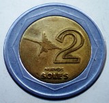 7.760 PERU 2 NUEVOS SOLES 1995 BIMETAL