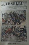 Ziarul Veselia : BEȚIE CU BUCLUC - gravură, 1913