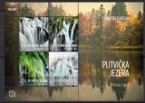 CROATIA 2019, Turism, Peisaje, Plitvice, bloc neuzat, MNH