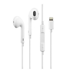 Casti iphone lightning earpods, compatibile, alb foto