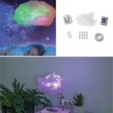 Veioză LED DIY, Multicolor, 16 Culori, Efecte Diverse, Telecomandă Inclusă, Oem