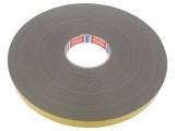 Bandă dublu adezivă neagră 19mm x 50m, Tesa