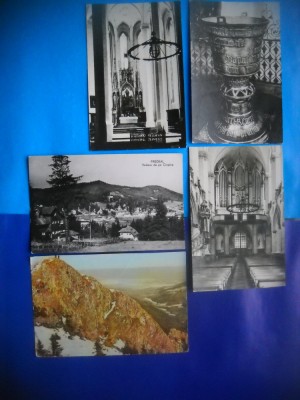HOPCT LOT NR 247 ASPECTE DIN ..-JUD BRASOV-5 CARTI POSTALE-RPR-CIRCULATE foto