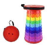 Taburet pliabil, Pentru camping, 45cm, 150Kg, Multicolor