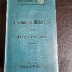 Precis de grammaire historique de la langue francaise - Ferdinand Brunot