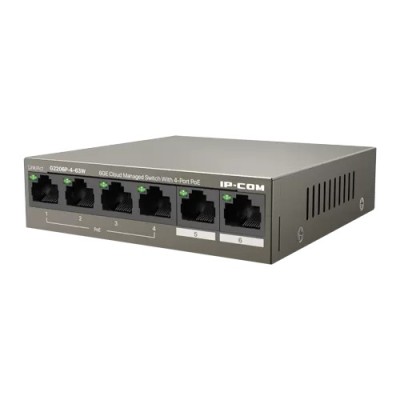 Switch 4 porturi Gigabit PoE+, 2 porturi RJ45 Gigabit, 58W, Management - IP-COM G2206P-4-63W foto