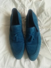 PANTOFI DE LUX PAUL BARIT DE PIELE INTOARSA MARIMEA 44 MODEL DEOSEBIT foto