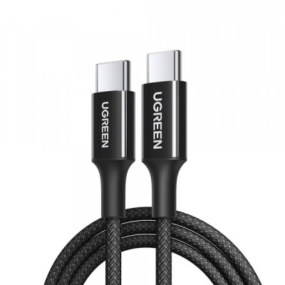 Cablu Date si Incarcare USB-C - USB-C UGREEN L501, 60W, 1m, Negru foto