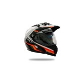 Casca enduro/ATV Ufo Aries, culoare negru/alb/portocaliu, marimea XL Cod Produs: MX_NEW HE13500WKXL
