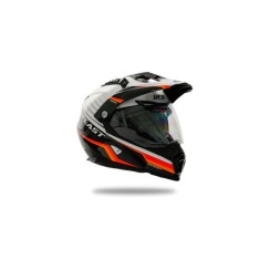 Casca enduro/ATV Ufo Aries, culoare negru/alb/portocaliu, marimea XL Cod Produs: MX_NEW HE13500WKXL