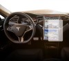 Folie Protectie Navigatie Tesla Model X 2015-2021, Duragon, protectie Display Navigatie, silicon Transparent, Anti-zgarieturi, kit instalare
