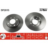 Disc frana fata TRW DF2815