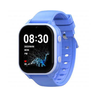 Ceas Smartwatch Pentru Copii Wonlex CT19 cu Functie telefon, Localizare GPS, Pedometru, Apel Video, Jocuri, Albastru foto