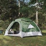 vidaXL Cort cu dom și plapumă detașabilă Verde 4 persoane 42017373