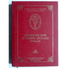 Raspunsuri mari la Sfanta Liturghie. Antologie - Arhim. Clement Haralam