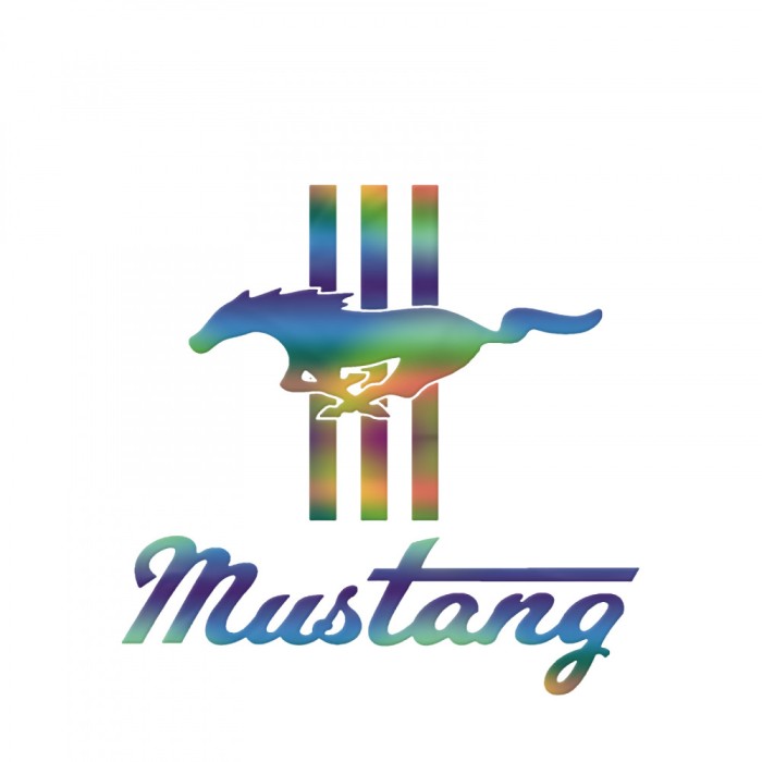 Sticker Ford Mustang , Autocolant Auto Original si Rezistent pentru Personalizare