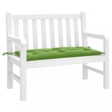 vidaXL Pernă bancă de grădină melanj verde, 100x50x7 cm, textil